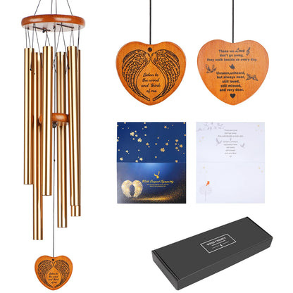 Wind Chimes for Outside,30" Large Deep Tone Sympathy Chimes, Memorial Loss of Loved One Mother Father, Meaningful Bereavement/Memorial/Sympathy Gift in Memory a one