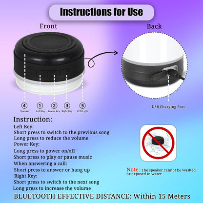 Micellwuu 4 Pack 20 Oz Music Speaker Tumbler, Sublimation Music Tumbler Blanks, Double Wall Vacuum Insulated Coffee Mug with Detachable LED Light, Speaker Cup (Black)