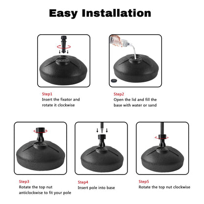 FSFLAG Flag Base Stand Indoor Outdoor, Feather Swooper Flag Base Stand, Flag Poles Floor Holder Stand