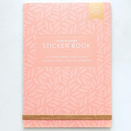 Passionate Penny Pincher Home Planner Sticker Book 1st Ed | Pack of 15 | 766 Total Stickers | Assorted Sizes | 5x7 Sheets | Gold Foil Stamping | Fun Stickers for Home Planners, Journals and More