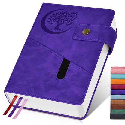 PAIBAS B5 Leather Journal Notebook, 365 Pages Thick Hardcover Lined Journal for Men Women, Large 7.6" x 10" College Ruled Notebooks for Work, School, Travel, Business, Note Taking, Writing Diary