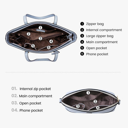 LOVEVOOK Purses for Women Fashion Handbag Set Tote Bags Shoulder Bag Top Handle Satchel Bags