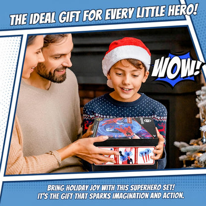 Superhero Toy Set – Includes 2 Shooters, 2 Gloves, and 1 Cape – Ideal for Indoor and Outdoor Costume Role-Playing & Imaginative Play
