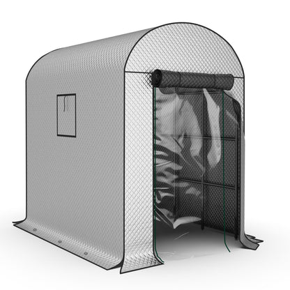 BUKLIYN Greenhouses for Outdoors - 90.5'' × 50.8'' × 89.3'' Walk in Plant Greenhouses,Double-Layer Covering - PVC Film and Cotton Film, Suitable for All Seasons