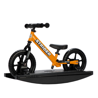 Strider Sport 2-in-1 Rocking Bike Orange - Helps Teach Baby How to Ride a Balance Bicycle - for Kids 6 Months to 4 Year s- Easy Assembly & Adjustments