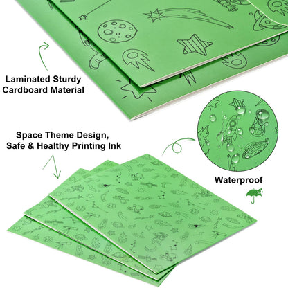 Ubenic 24-Pack Desk Dividers for Students, Space Cardboard Privacy Boards for Student, Privacy Shield Folder Boards, Classroom Divider Shield for School Teachers Home