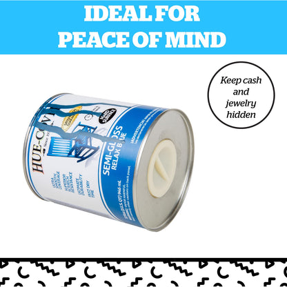 BigMouth Quart of Paint Diversion Can Safe, Hidden Stash Container for Valuables, Realistic Weighted Secret Compartment