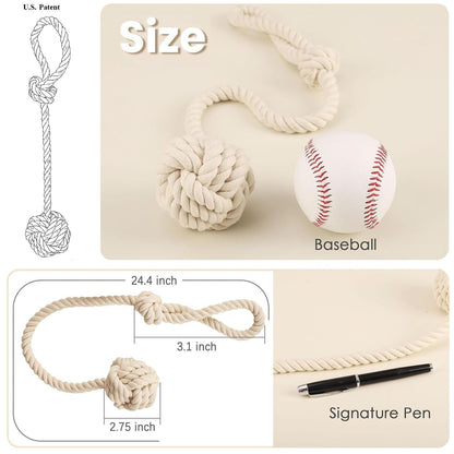 Melaluxe 4 Pack Curtain Tiebacks - Heavy Duty Curtain Rope Tieback, Handmade Rural Decorative Curtain Holdbacks (Beige)