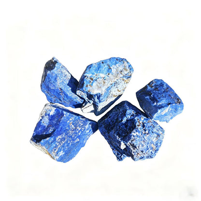 0.45lb Natural Lapis Lazuli Bulk Raw Crystals 1.2-2″Large Healing Stones for Tumbling, Wire Wrapping, Reiki, Meditation, Wicca, Chakra Balancing
