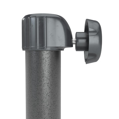 California Umbrella 75 Lb. Weighted Concrete Premium Free Standing Patio Umbrella Base, Fits Up to 1.5" Diameter Umbrella Pole, Hammertone Gray
