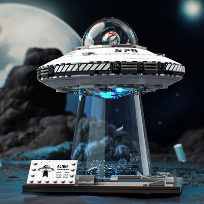 UNCLE BRICK Space UFO Spaceship Building Sets, Galaxy Interstellar Spaceship Sets,Collection Creative Star Spaceship Building Kit for Animation Fans,for Boys and Gril Age 8-12