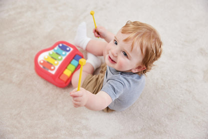 Kidoozie Happy Keys Music Maker - Musical Fun for 12 Months + Toddlers - 2-in-1 Piano & Xylophone!