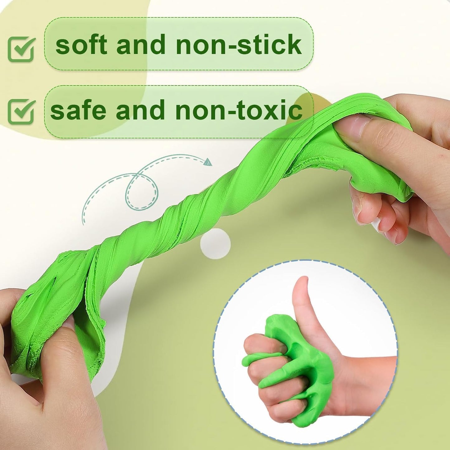 Ixiaoyoo Air Dry Clay, 50 Colors Modeling Magic Clay for Kids, Soft & Non-Sticky, Creative DIY School Arts & Crafts Kit, Home Party Favors, Toys Gifts for Age 3 4 5 6 7 8+ Years Old Boys Girls Kids