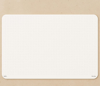 CLEVER SIGNS A4 Dot Grid Notepad (8,3" x 11,7")- Large Dotted Memo Desk Pads-Premium Paper with Cardboard Back Support - Ideal for Note-taking, Planning, Sketching, and Journaling