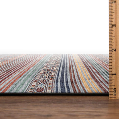 Keen Home Design 3x5 Rug - Machine Washable Entry Rug with Non-Slip Backing, Ideal for Enteryway, Kitchen, Bathroom, Laundry Room - Vintage, Easy Clean, Durable, Low Pile Rug - (3' x 5')