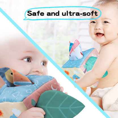 Twefex Baby Tissue Box Toy, Montessori Toy for Babies 6-12 Months, Tissue Box Baby Sensory Toys for 1 Year Old Boy Girl, Early Learning Baby Infant Toys 6-12 Months