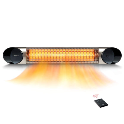 Veito Blade Infrared Heater 1500W Silver with Remote Control