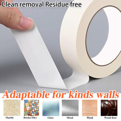 Volkach Masking Tape, 20 Packs White Masking Tape, 0.75 Inch X 55 Yards X 20 Rolls, 1100 Yards in Total. for General Purpose Use, Painting, Crafting, School Stationery, Arts, Home Use etc.