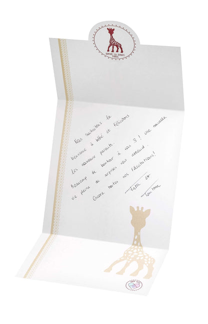 Sophie la girafe Sophiesticated - The I Love Sophie Set | Includes Sophie la girafe & Heart Rattle | Born in Paris | Since 1961 | Comfort & Soothe | Awaken All 5 Senses