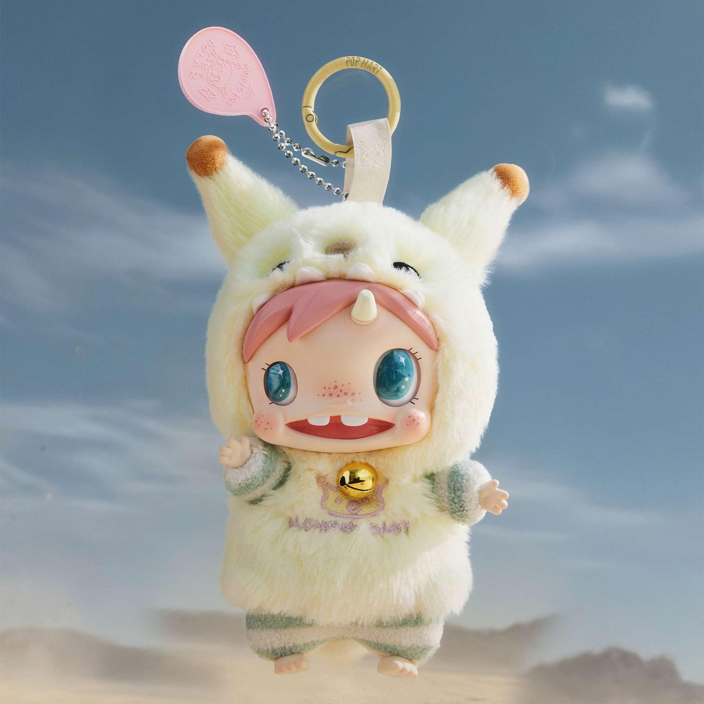 POP MART POLAR-Monster Baby Collection Series Plush Pendant Ver.1 Blind Box, Collectible Toys Decorations, Holiday Birthday Gifts for Girls and Boys, Whole Set