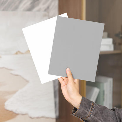 18% Neutral Grey Card JJC White Balance Card for DSLR Camera Video Film 10x8 PVC Exposure Photography Card Custom Calibration Camera Checker Card with Grey,White,Black Cards & a Storage Bag