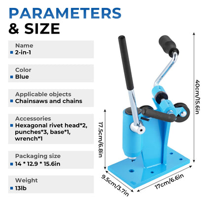 Chainsaw Chain Breaker and Spinner 2-in-1 Chain Breaker & Rivet Spinner Chainsaw Breaker Rivet Spinner