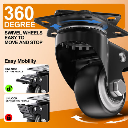 QNCZ Premium Patio Umbrella Base with Wheels, 120lbs Weighted Umbrella Stand Outdoor Base, Heavy Duty Umbrella Base, Easy Move Outdoor Umbrella Base for Patio, Outdoor Swimming Pool, Black