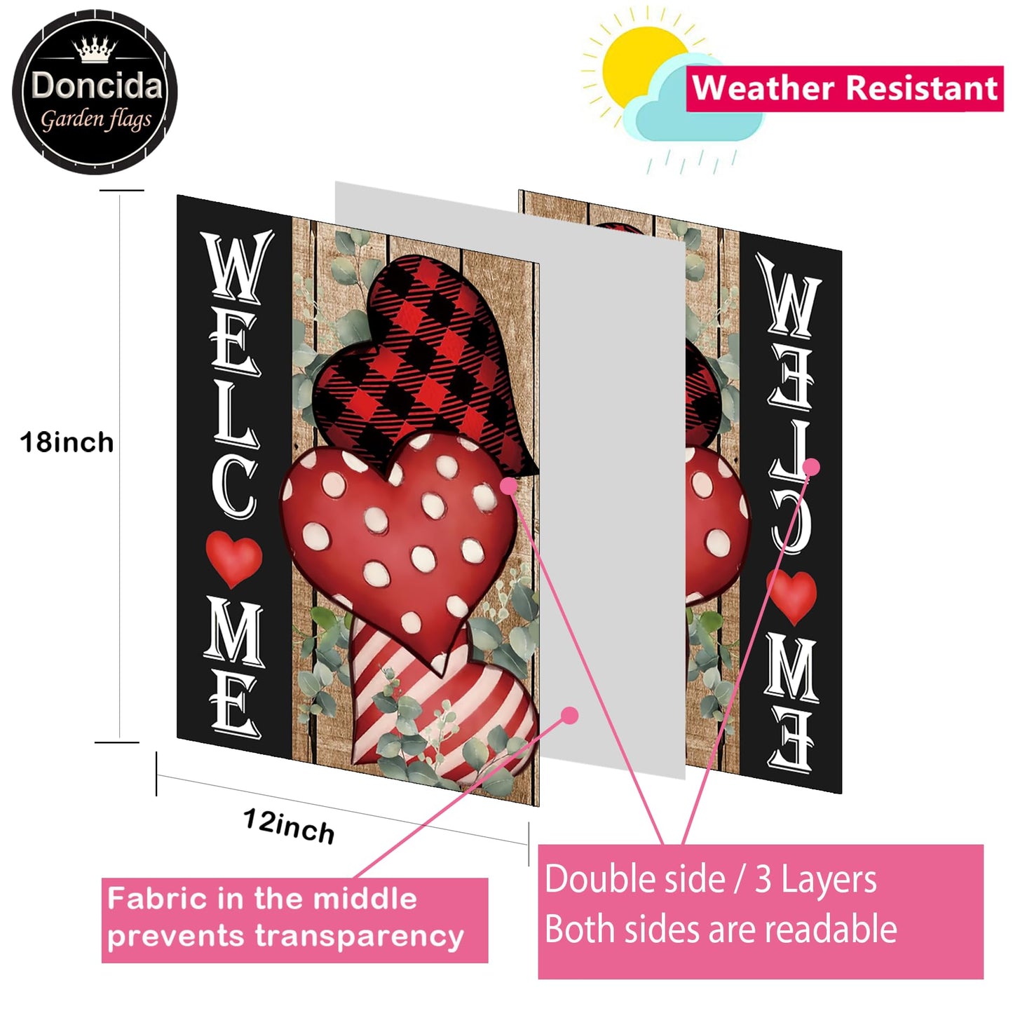 20 Pack Seasonal Garden Flags Set Double Sided 12x18 Inch Small Yard Flags, Holiday Seasonal Garden Flag for Outside Decoration for All Year Round
