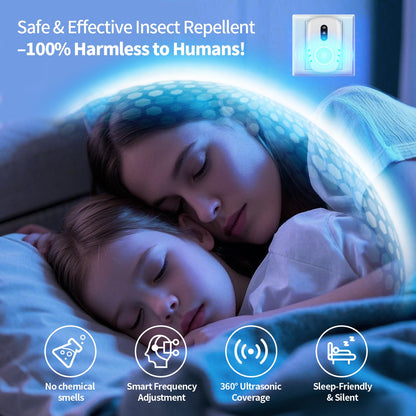 2026 Cvtayn Upgraded Ultrasonic Pest Repellent Indoor Repeller, Mouse Traps, Repellent Roach, Mouse, Bugs, Mosquito, Mice, Spider, Ant, Rodent Repellent Ultrasonic Plug in, 3 Mode Switching, 10 Packs