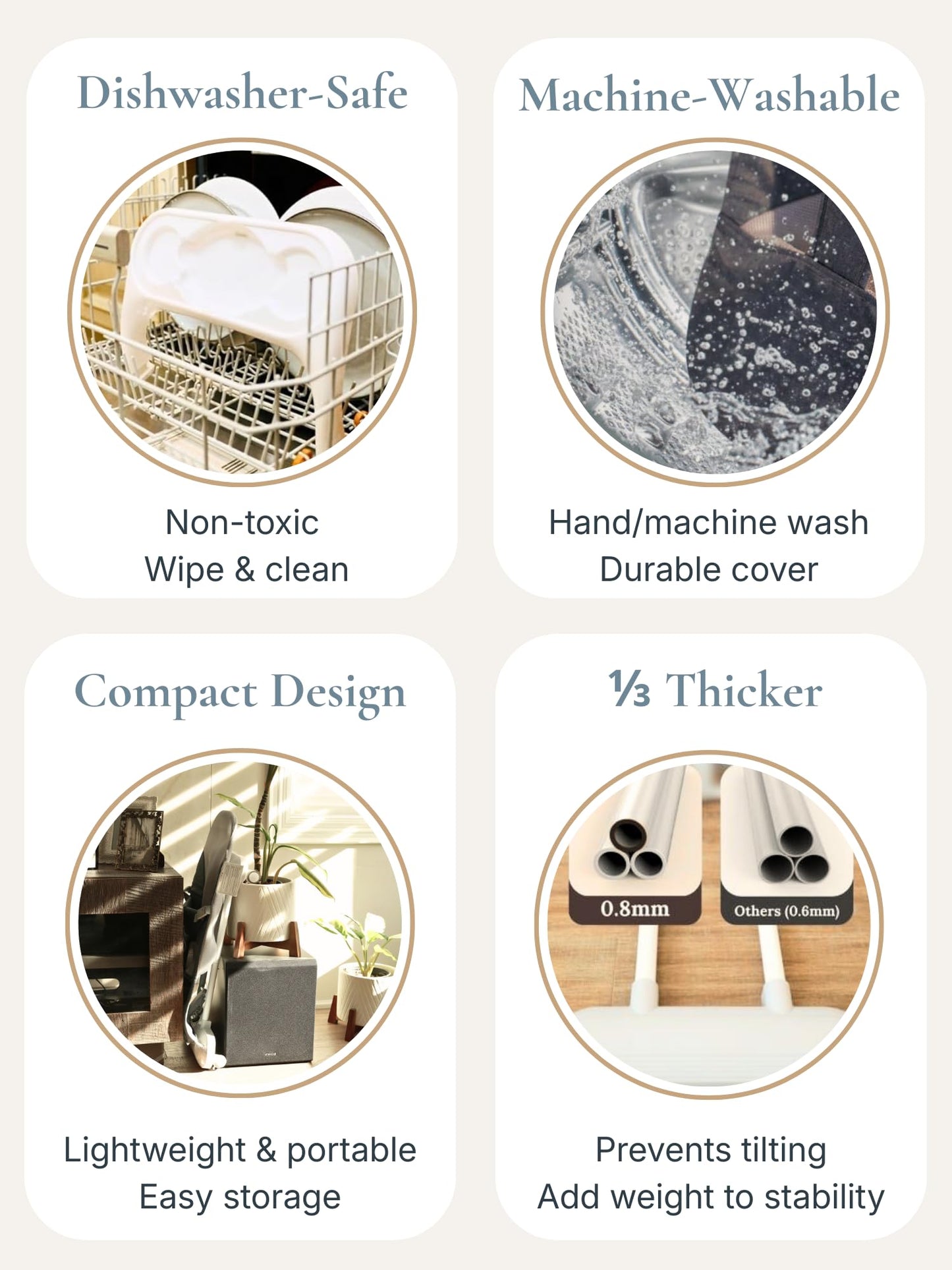 CuddoBaby Baby Bouncer 4-in-1 on Wheels |Detachable Pianos, Feeding Tray| 3-Level Recline Foldable Seat with Play Bar for Infant to Toddler 0-6, 0-12, 12-24 Months, Boy Gift Idea - Blue