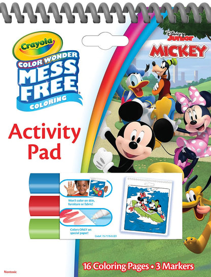 Crayola Disney Color Wonder Bundle (3 Pack), Essential Easter Basket Stuffer, Toddler Mess Free Activity Pads & Markers, Disney Coloring Toys, Easter Gift, 3+