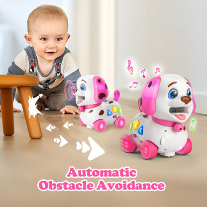 Musical Toys for 1 Year Old Girl Gifts, Bilingual Baby Toys 6-12-18 Months, First 1st Birthday Girl Gifts, Learning Educational Toddlers Puppy for 1 Year Old Boy Present
