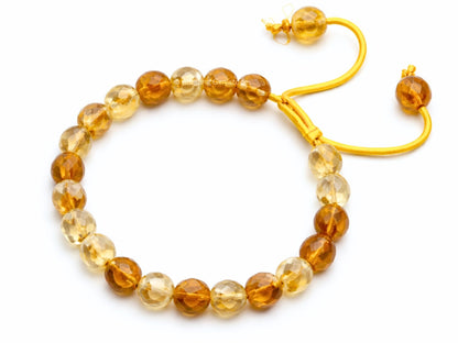 Amazing Gemstone Citrine Bracelet for Women - Chakra Mens Bracelet Protection Crystals and Healing Stones - Blessing Spiritual Meditation Gift Christmas Stocking Stuffers