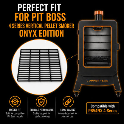 Uniflasy PBV4NX Smoker Racks for Pit Boss 1300 Connected & Copperhead Onyx Vertical Pellet Smoker