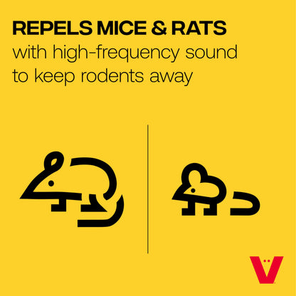 Victor PestChaser Indoor Ultrasonic Rodent Repellent with Nightlight - 3 Pack Rodent Repeller Mouse Deterrent Plug In Devices - Repels Mice Indoors - M753K