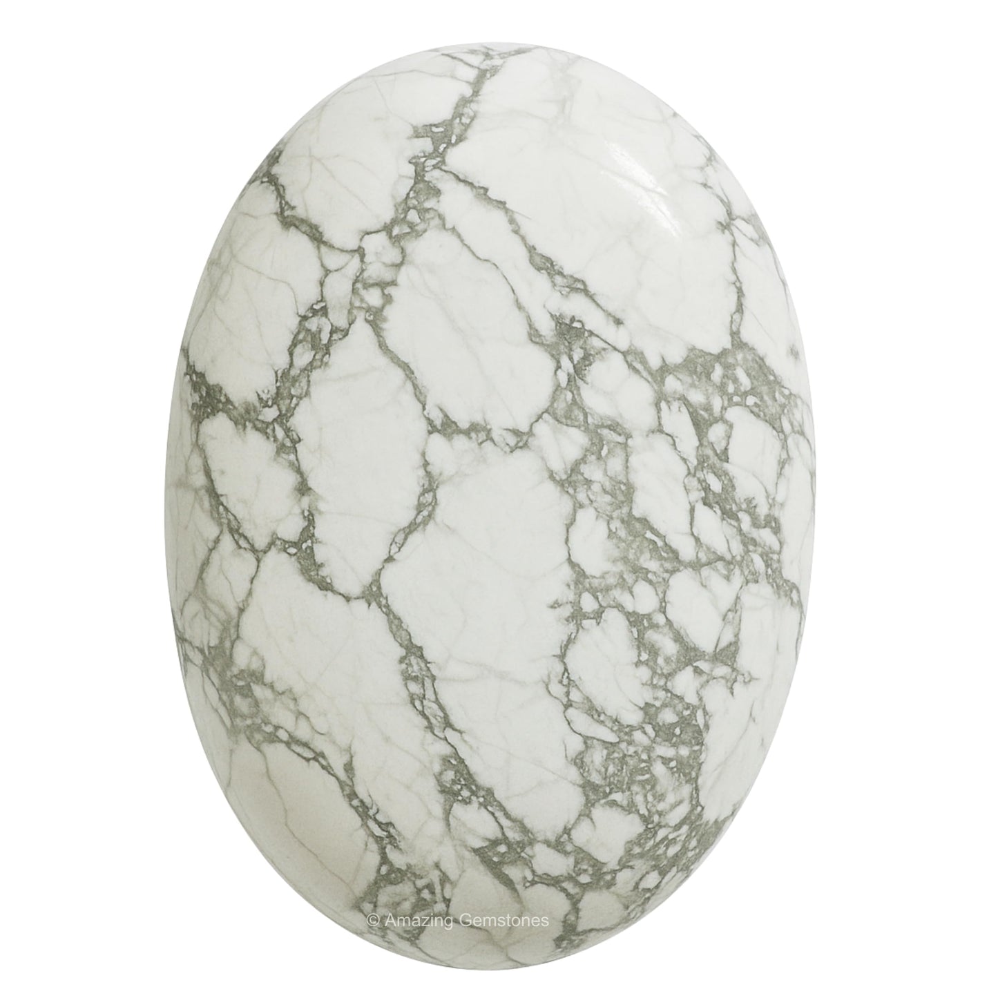 Amazing Gemstone Howlite Crystals and Healing Stones - Large Palm Stone Crystals Piedra - Crystal for Good Luck, Balanced Positive Energy, Meditation - Unique Stocking Stuffers Gifts for Women, Men