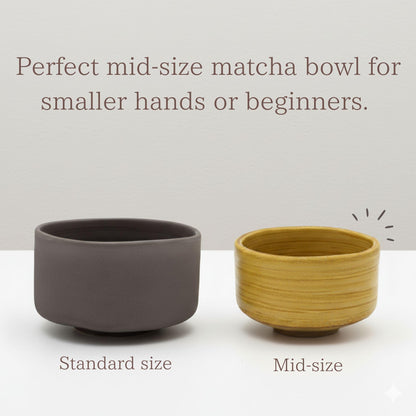 Product of Gifu Japan Ceramic Matcha Bowl, Handmade Chawan Japanese Green Tea Cup, Matcha Mixing Bowl, 400ml 13.6 oz, Brush Stroke Pattern, Black