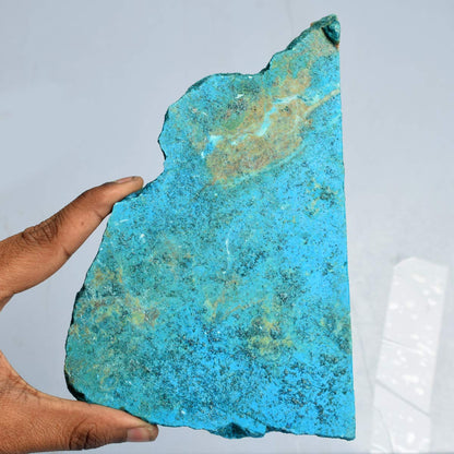 GEMHUB Authentic Blue Turquoise Slab 1855.00 Ct Natural Certified Turquoise Rough Healing Crystals Turquoise