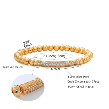 GOOJIDS Surfer Heishi Clay Bead Bracelets for Women Bohemian Stackable Gold Plated Beaded Stretch Bracelets Elastic Layering Friendship Bracelets Set Boho Jewelry