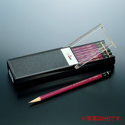 Uni Hi-Uni Wooden Pencil - 10B - Box of 12 (HU10B)