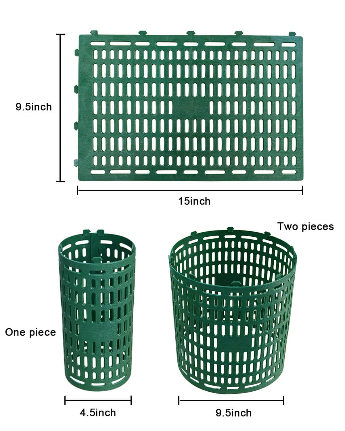 Tree Trunk Protector Guard - 6Pcs Splicable Bark Protectors, Breathable Wildlife Protection