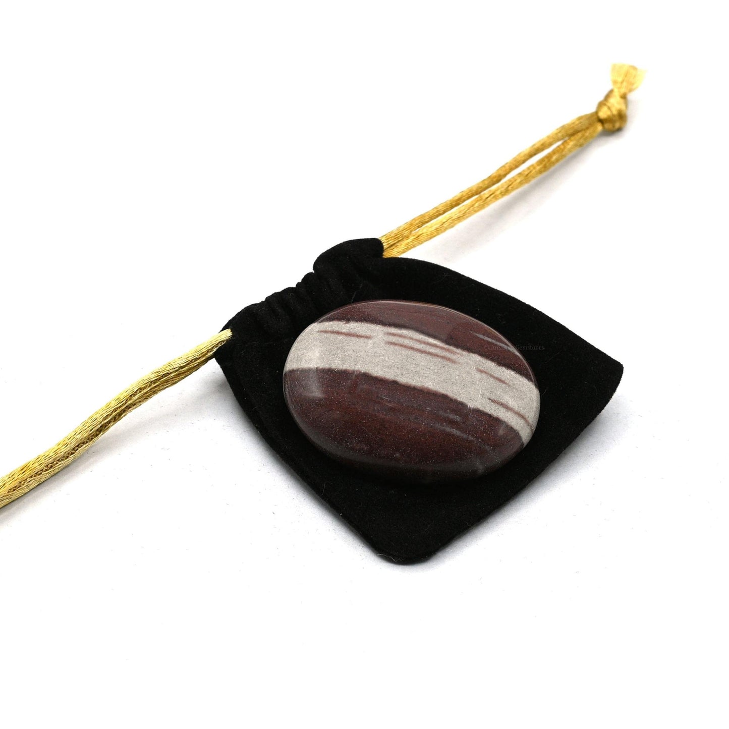 Amazing Gemstone Narmada Shiva Lingam Crystals and Healing Stones - Large Palm Stone Crystals Piedra - Crystal for Good Luck, Positive Energy, Meditation - Unique Stocking Stuffers Gifts for Women