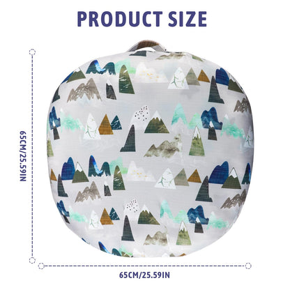 TANOFAR Newborn Lounger Cover, Baby Lounger Pillow Covers for Girls Boys, Removable Cover for Infant Lounger Pillow Cover, Breathable & Comfortable, Mountains