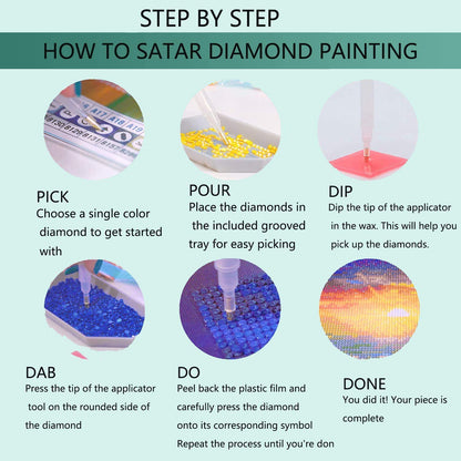 YALKIN 5D Large Diamond Painting Kits for Adults (35.4x15.7inch), Dandelion Flower Full Round Drill Nature Gem Arts Paint by Diamonds Kits Diamond Art Kits for Home Wall Decor Relax Gift