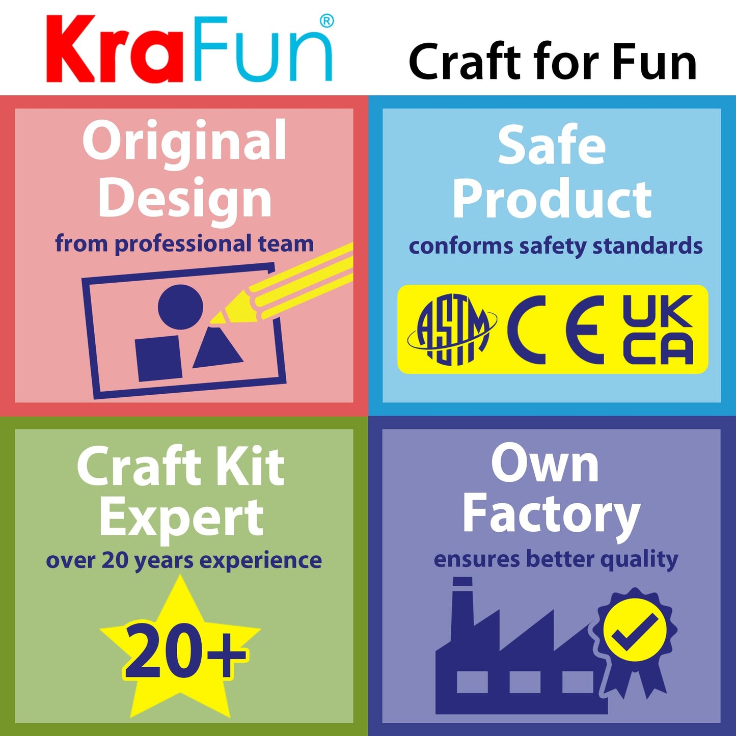 KRAFUN Sewing Kit for Kids Age 7 8 9 10 11 12 Beginner My First Art & Craft, Includes 3 Stuffed Animal Dolls Teddy, Raccoon and Owl, Instructions & Plush Felt Materials for Learn to Sew, Embroidery