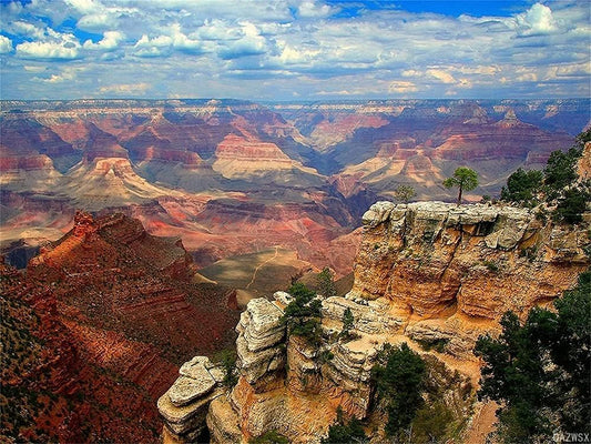 5D DIY Diamond Painting Art Kits for Adult Grand Canyon Full Drill Round Rhinestone Embroidery Cross Stitch Mosaic Arts Craft 12x16 inch