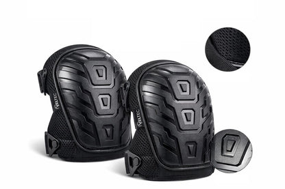 Veltec Premium Knee Pads for Work with Soft Foam and Gel Cushion - Heavy Duty Pads & Adjustable Non-Slip Straps - Pro Protection & Comfortable for Construction, Gardening, Flooring, Roofing and More