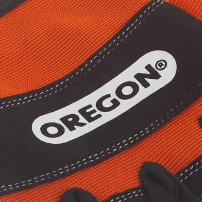 Oregon Protective Chainsaw Work Safety Gloves, Left-Hand Protection, Size Large, Black