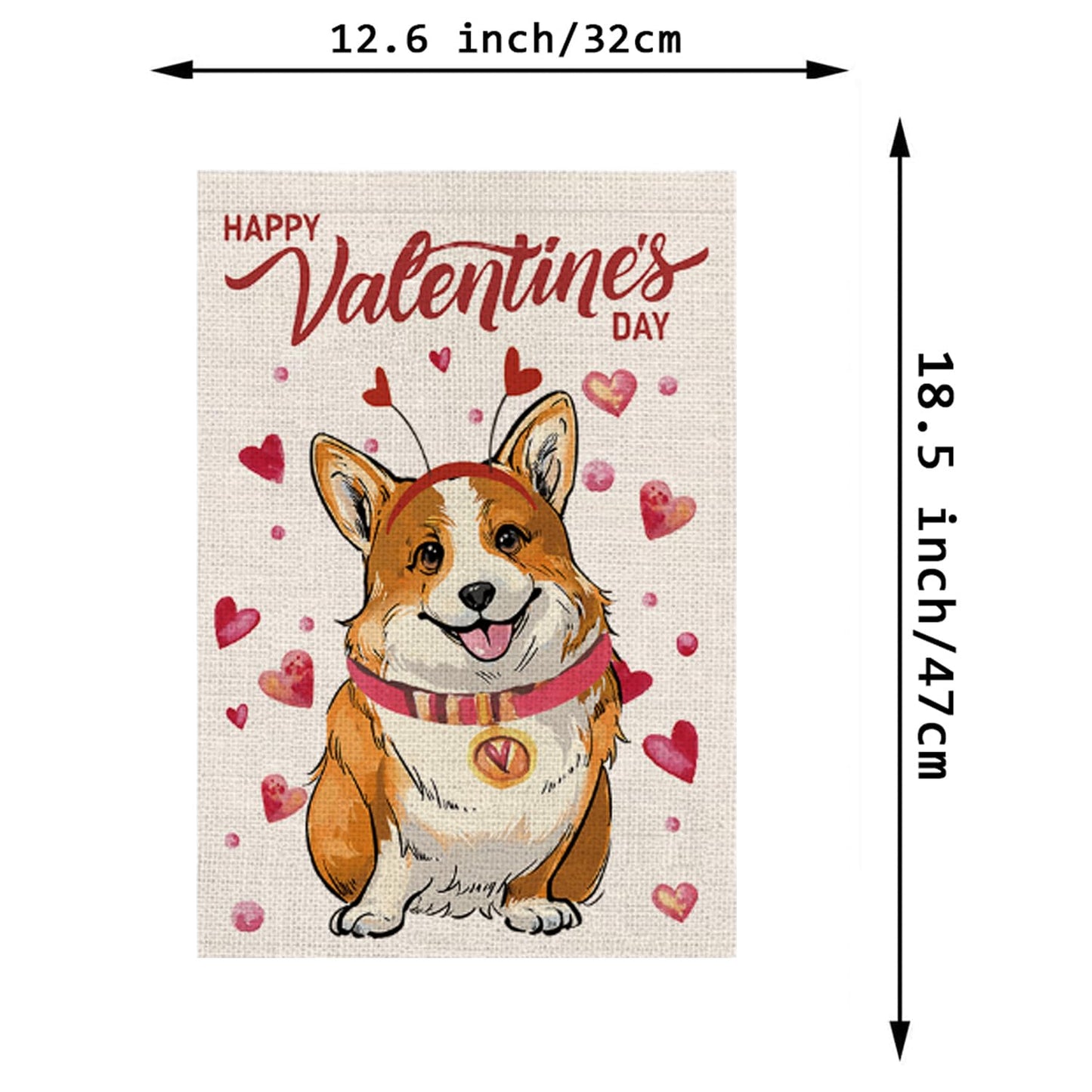 Seasonal Garden Flags Sets - Corgi Decortions Dog Flags Double Sided Flags Set of 11 Holiday Farmhouse Indoor Outdoor Yard Lawn Christmas Gifts Decor 12.5x18 Inch