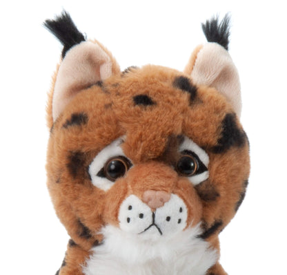 The Petting Zoo Bobcat Stuffed Animal, Gifts for Kids, Wild Onez Zoo Animals, Bobcat Plush Toy 9 inches